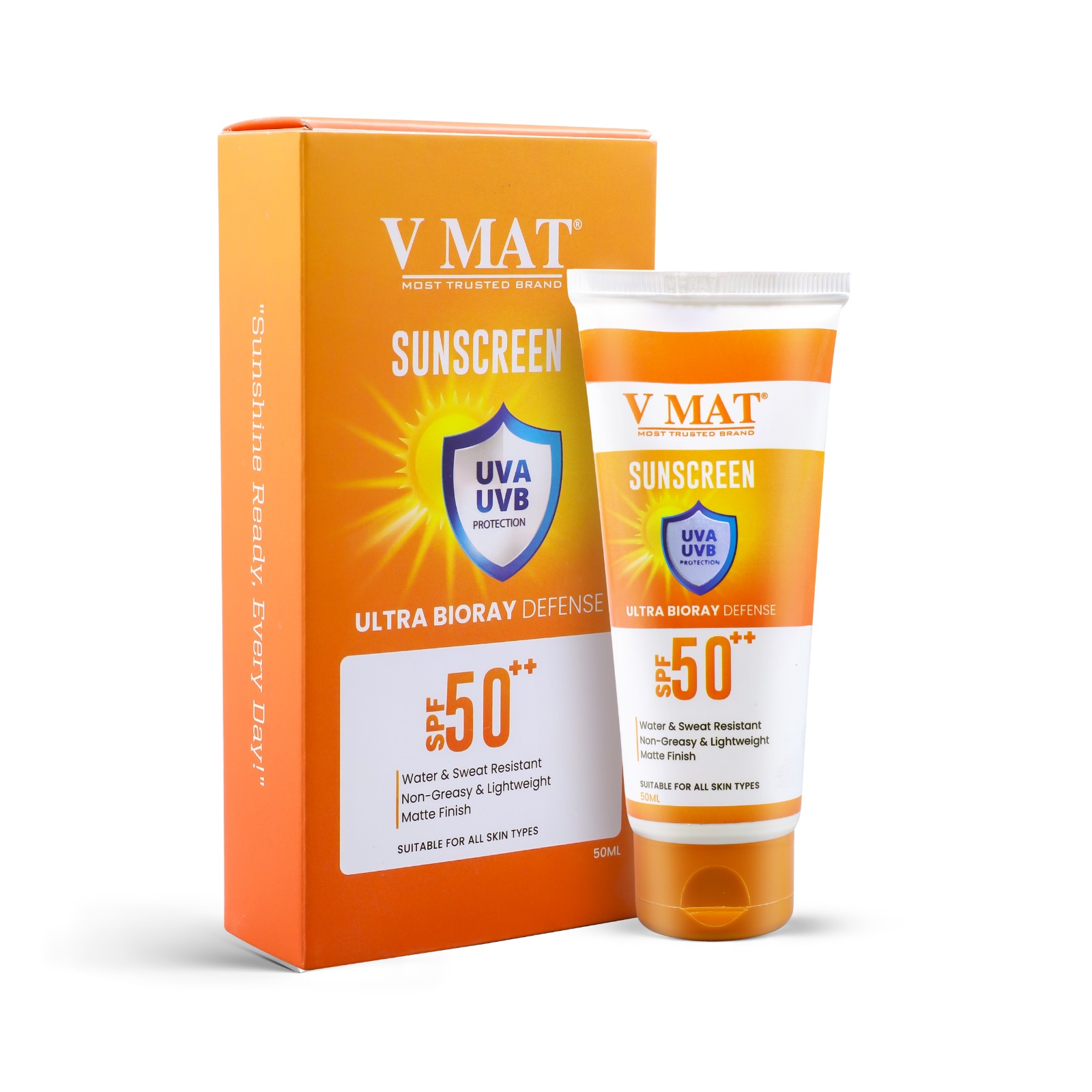 VMAT SUNSCREEN SPF 50+ – BROAD SPECTRUM PROTECTION