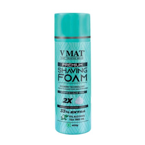 VMAT PREMIUM SHAVING FOAM VITAMINE + ALOE VERA - 400GM